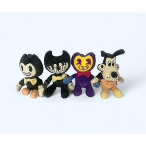 BENDY PLUSH LOT OF 4 INKED THE WOLF PURPLE